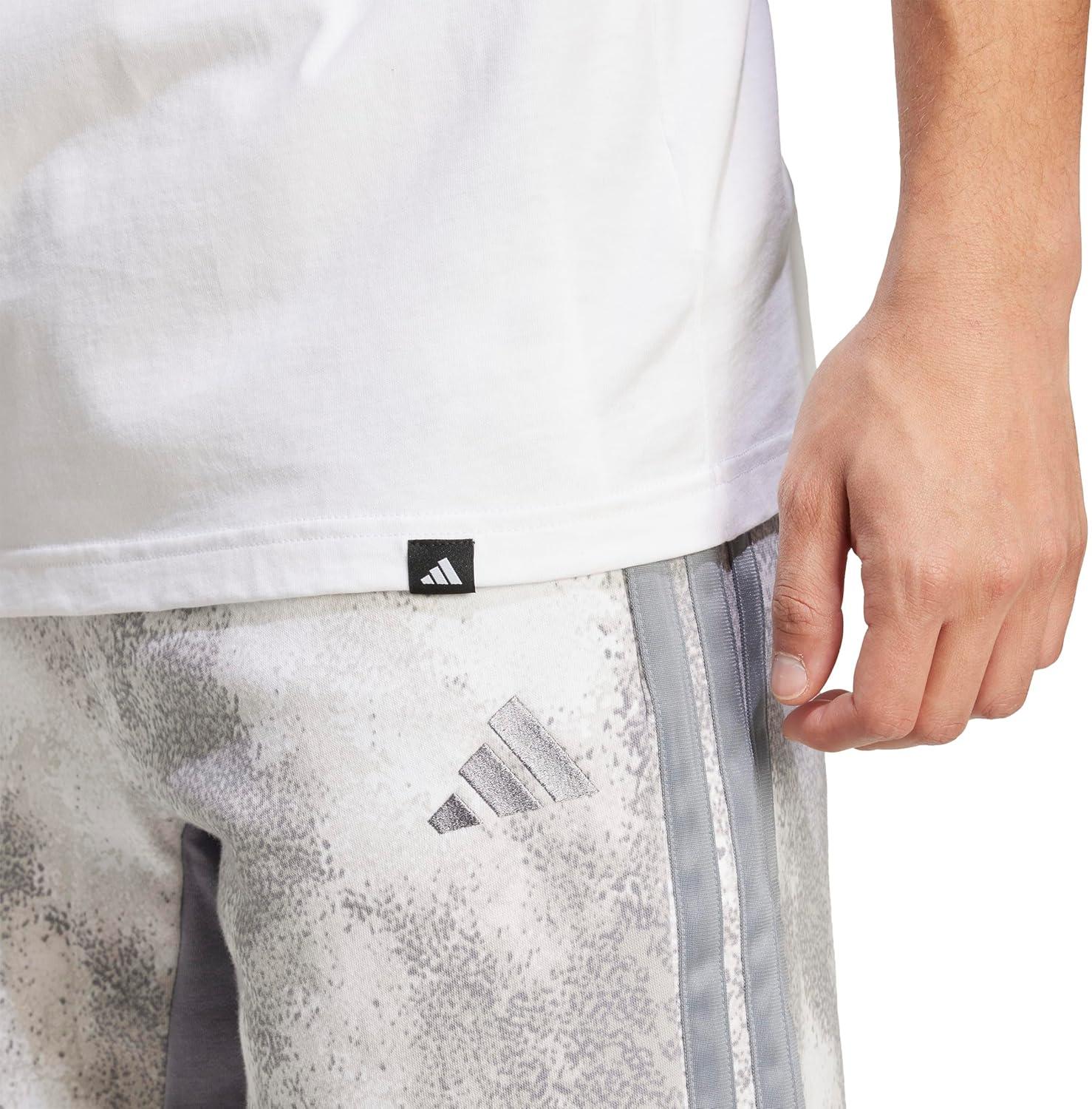 image:imageAdidas Mens Camouflage Graphic TShirtGreyScript