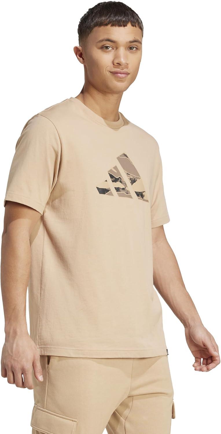 image:imageAdidas Mens Camouflage Graphic TShirtWarm SandstoneLogo