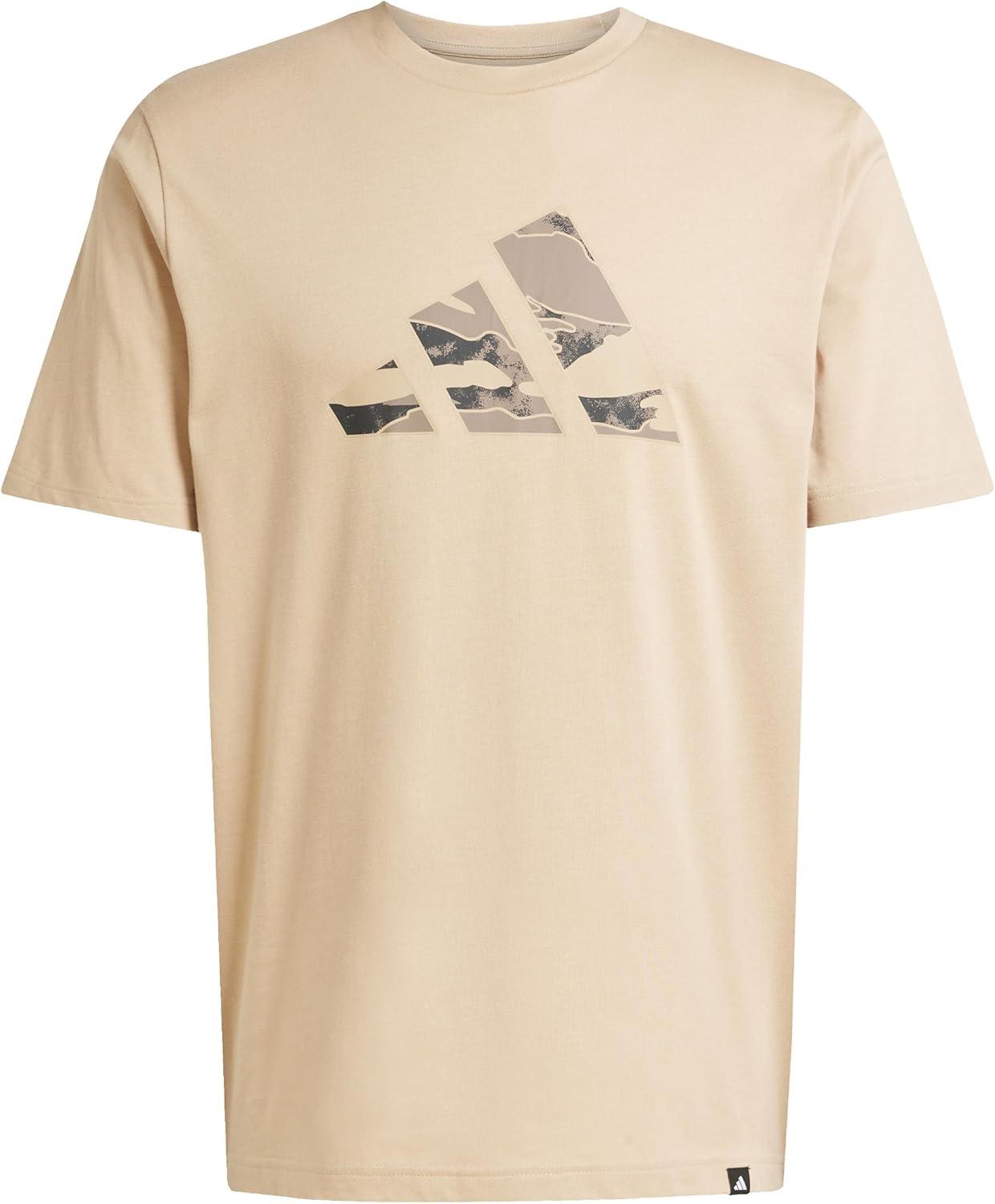 image:imageAdidas Mens Camouflage Graphic TShirtWarm SandstoneLogo