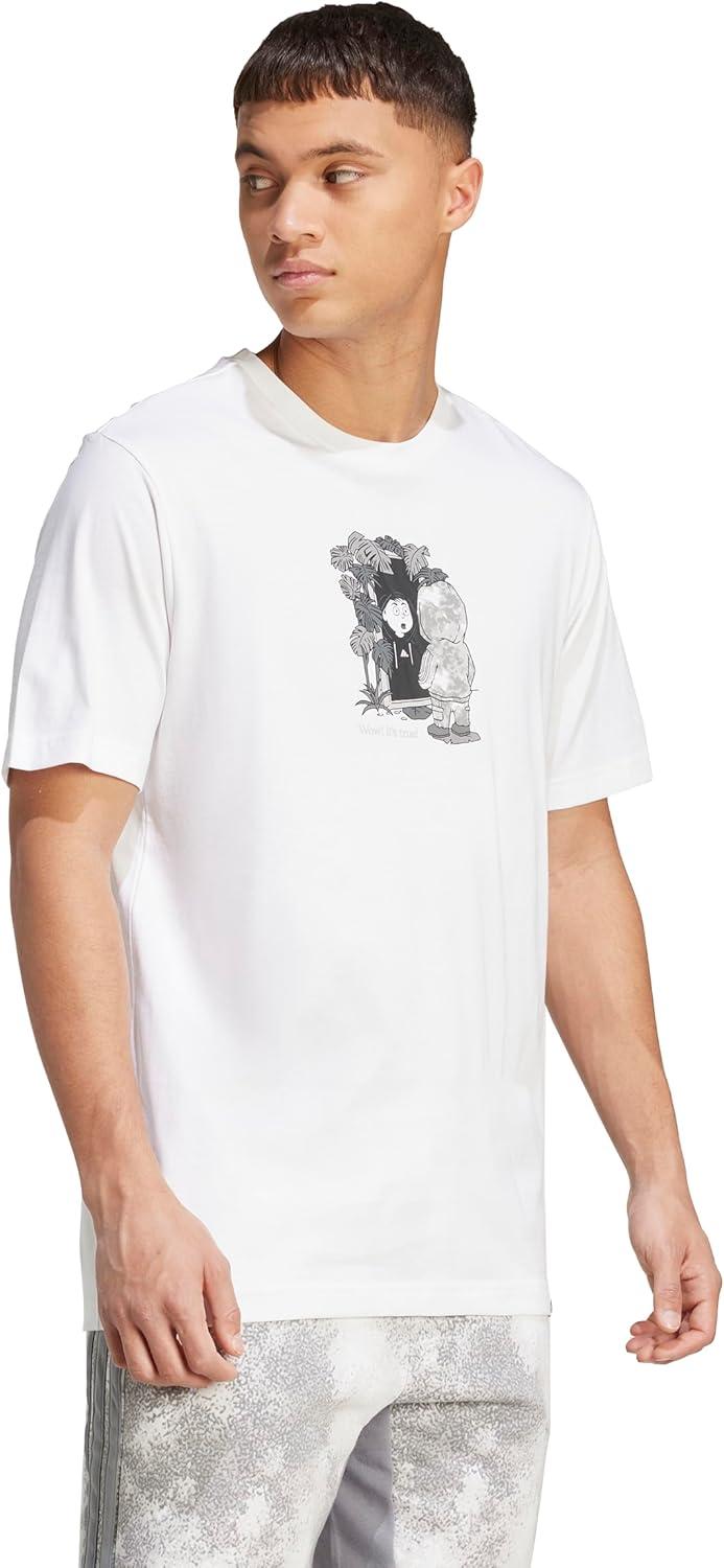 image:imageAdidas Mens Camouflage Graphic TShirtWhiteExplorer