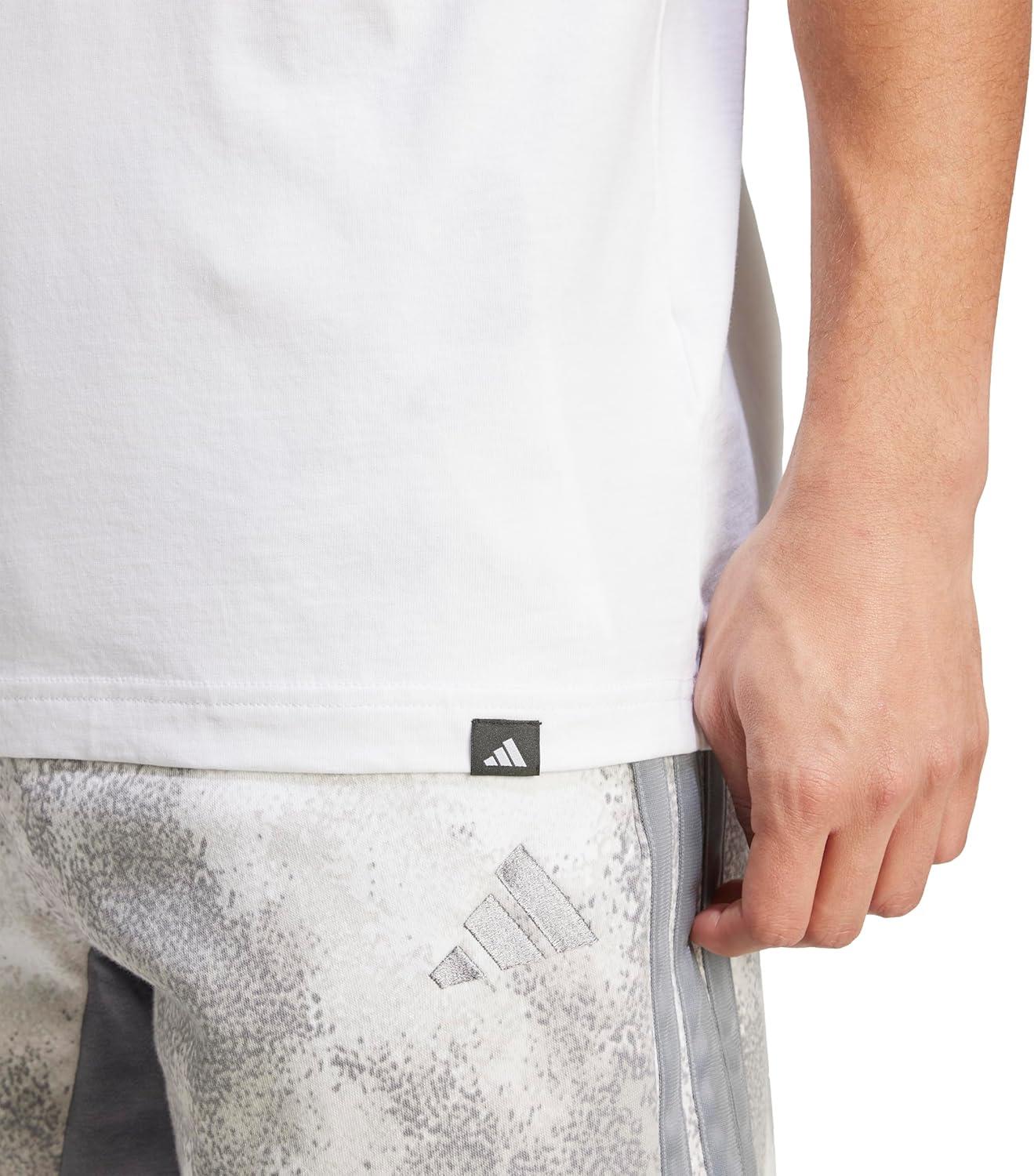 image:imageAdidas Mens Camouflage Graphic TShirtWhiteExplorer