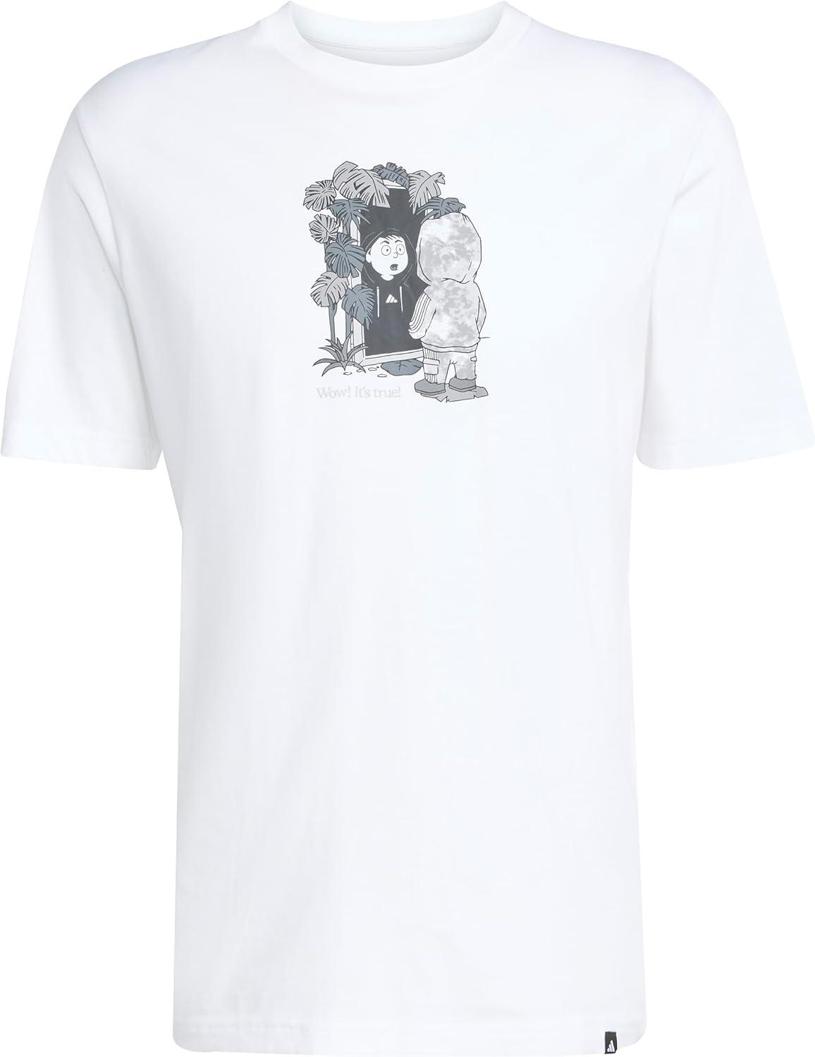 image:imageAdidas Mens Camouflage Graphic TShirtWhiteExplorer