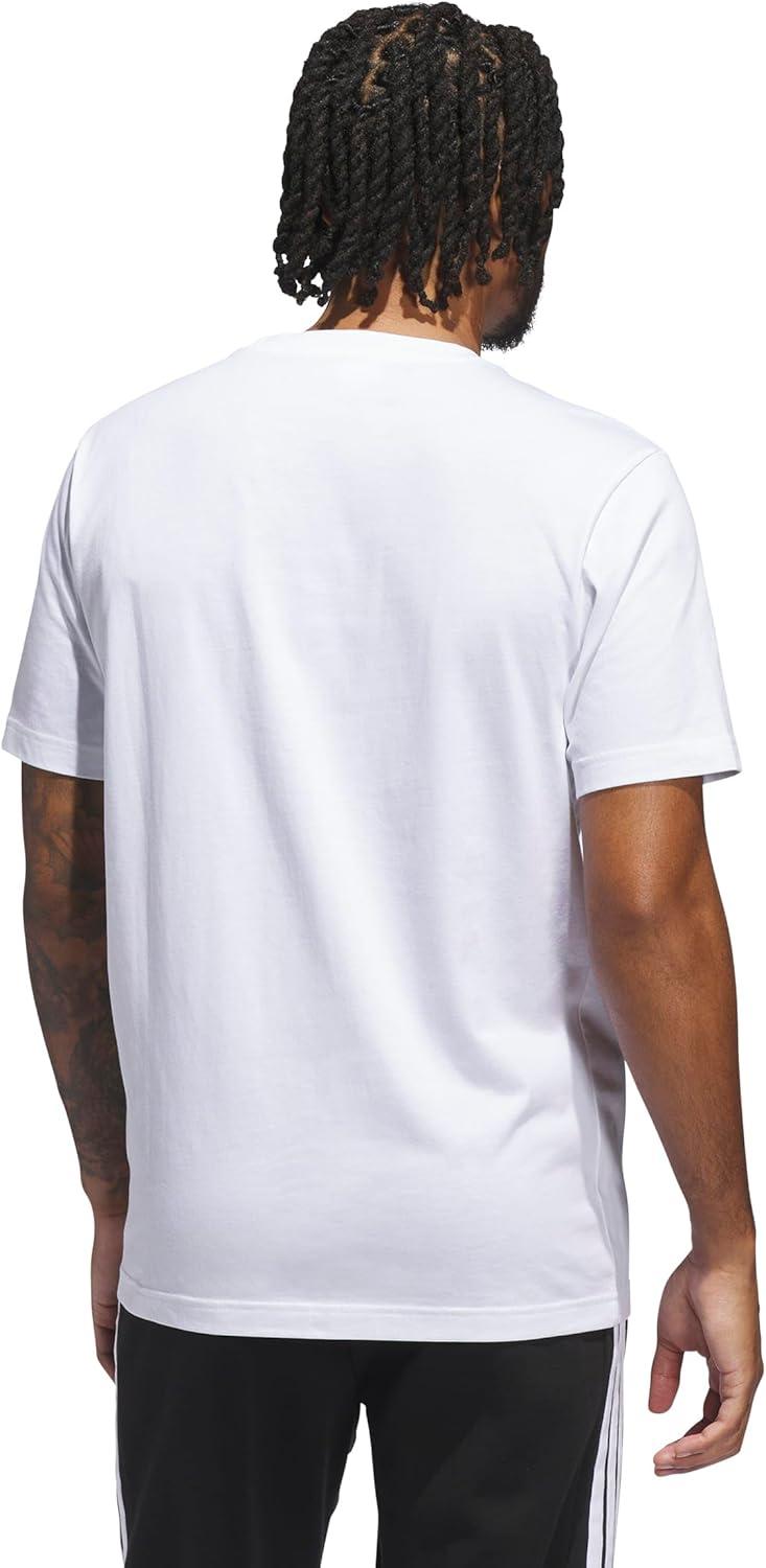 image:imageAdidas Mens Camouflage Graphic TShirtWhiteWonder Alumina