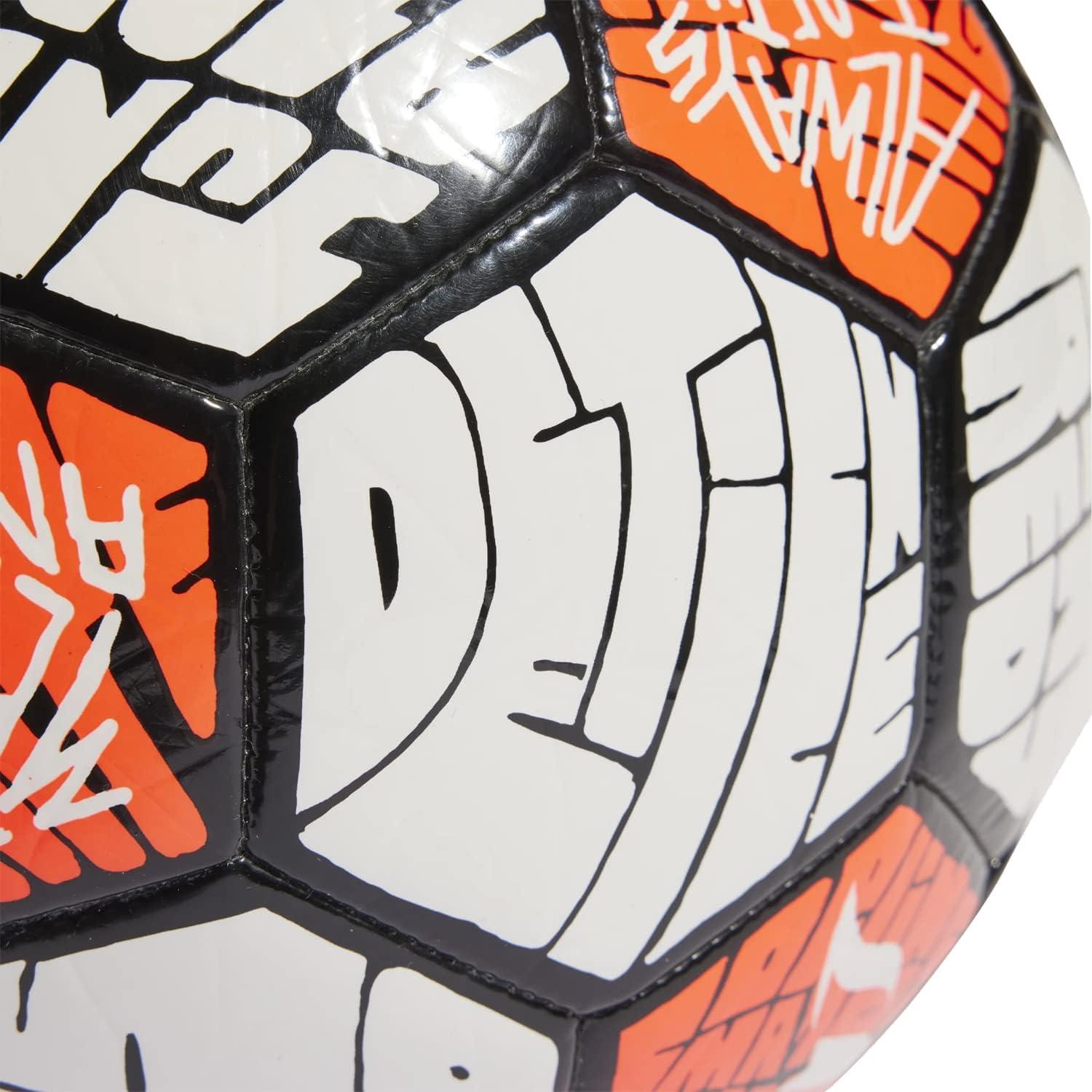 image:imageAdidas Messi Club BallWhiteBlackSolar Red