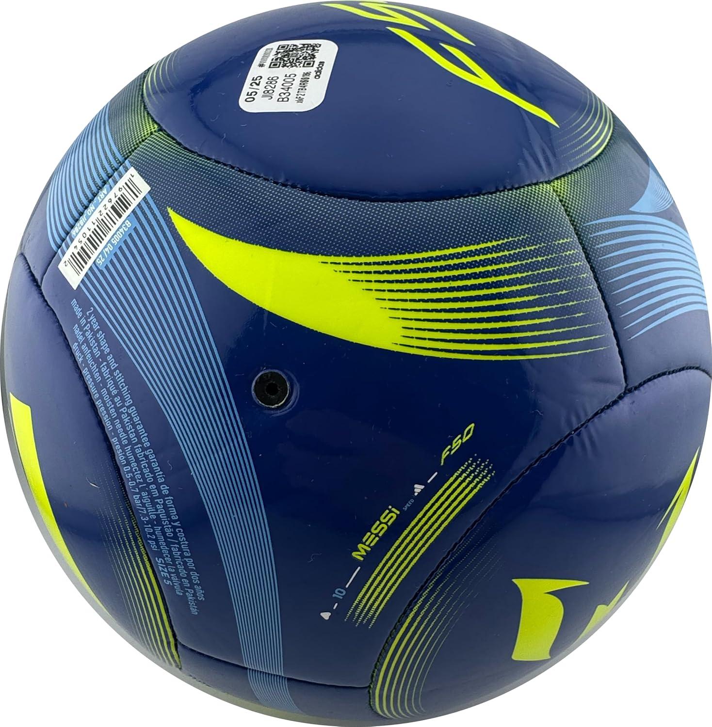 image:imageadidas Unisex Messi Club Soccer BallTeam Royal BlueSemi Blue BurstSolar Yellow