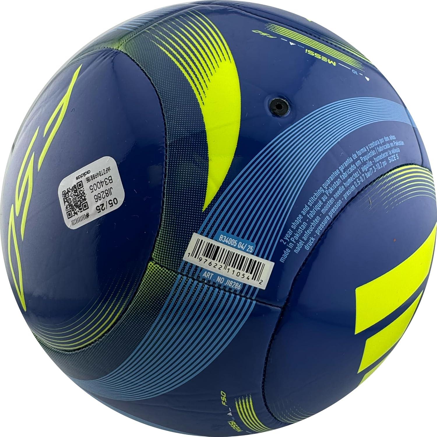 image:imageadidas Unisex Messi Club Soccer BallTeam Royal BlueSemi Blue BurstSolar Yellow