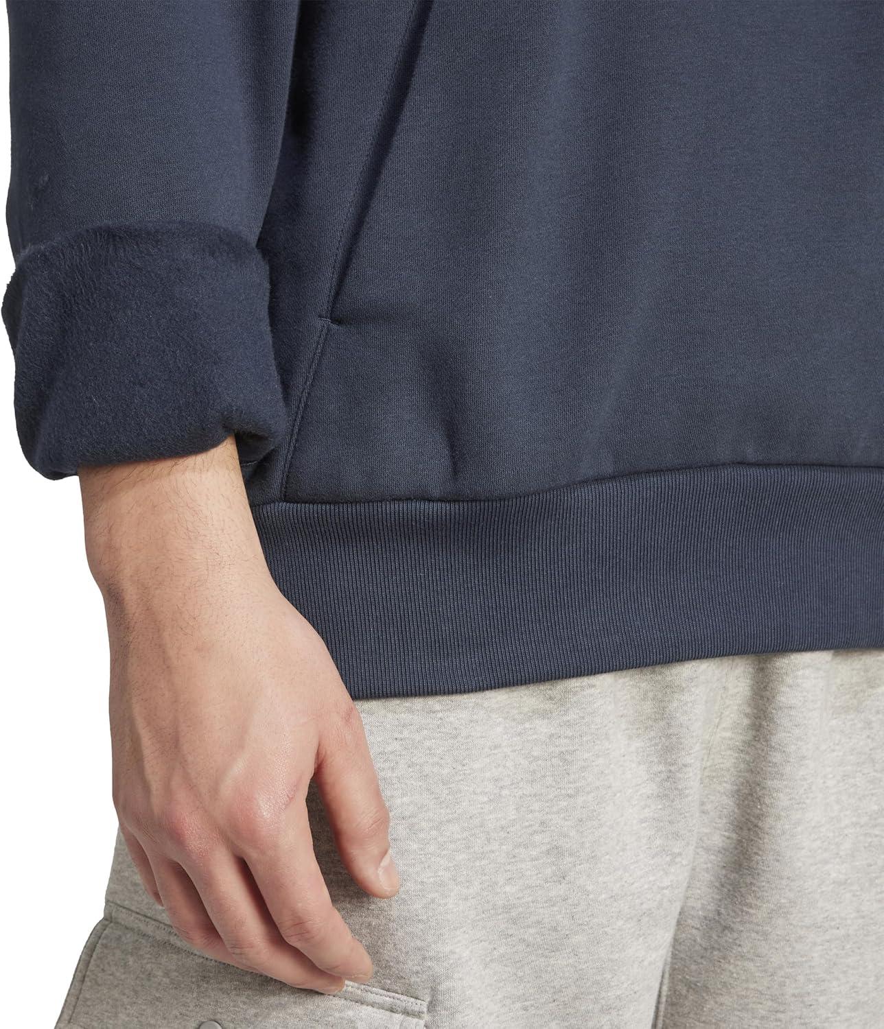 image:imageadidas mens All Szn Fleece Loose HoodieAurora Ink