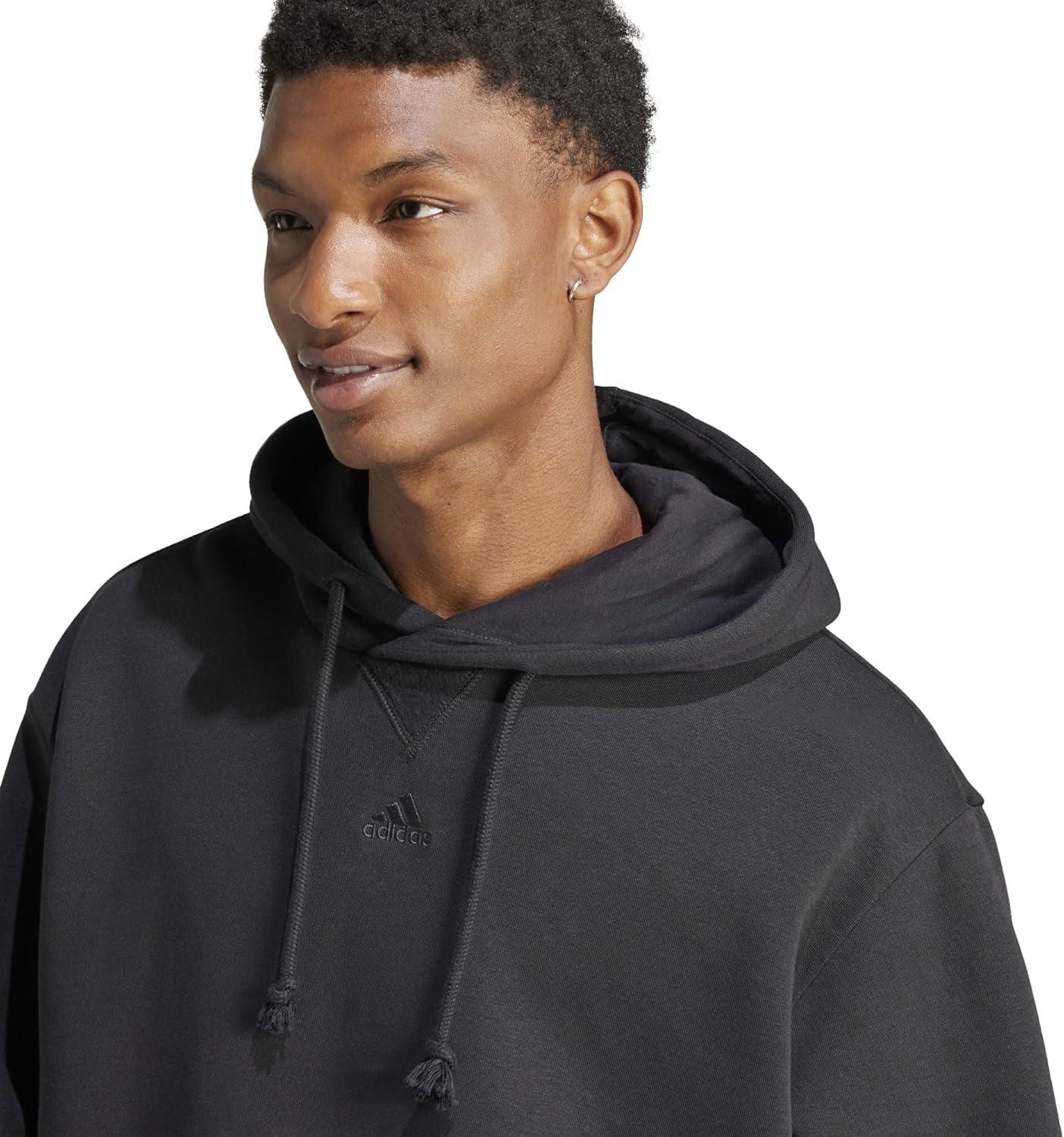 image:imageadidas mens All Szn Fleece Loose HoodieBlack 2023