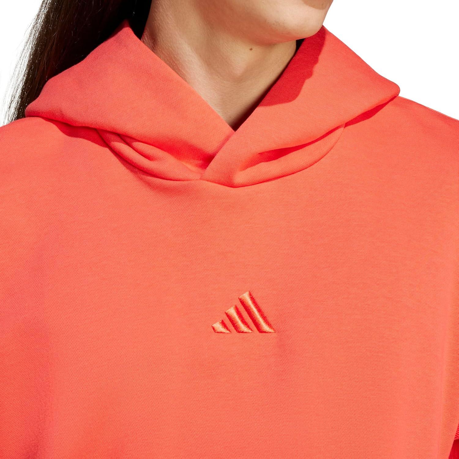 image:imageadidas mens All Szn Fleece Loose HoodieBright Red
