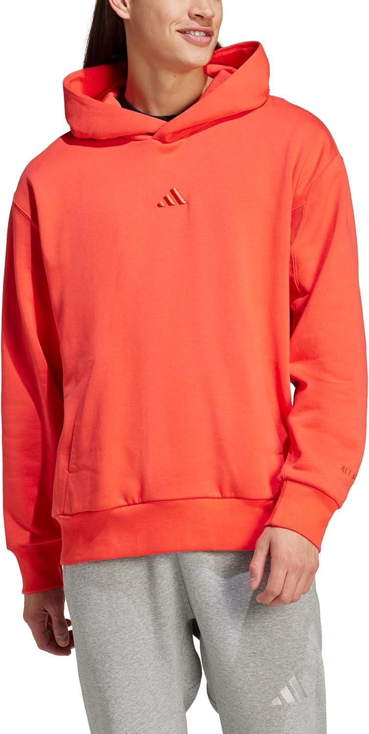 image:imageadidas mens All Szn Fleece Loose HoodieBright Red