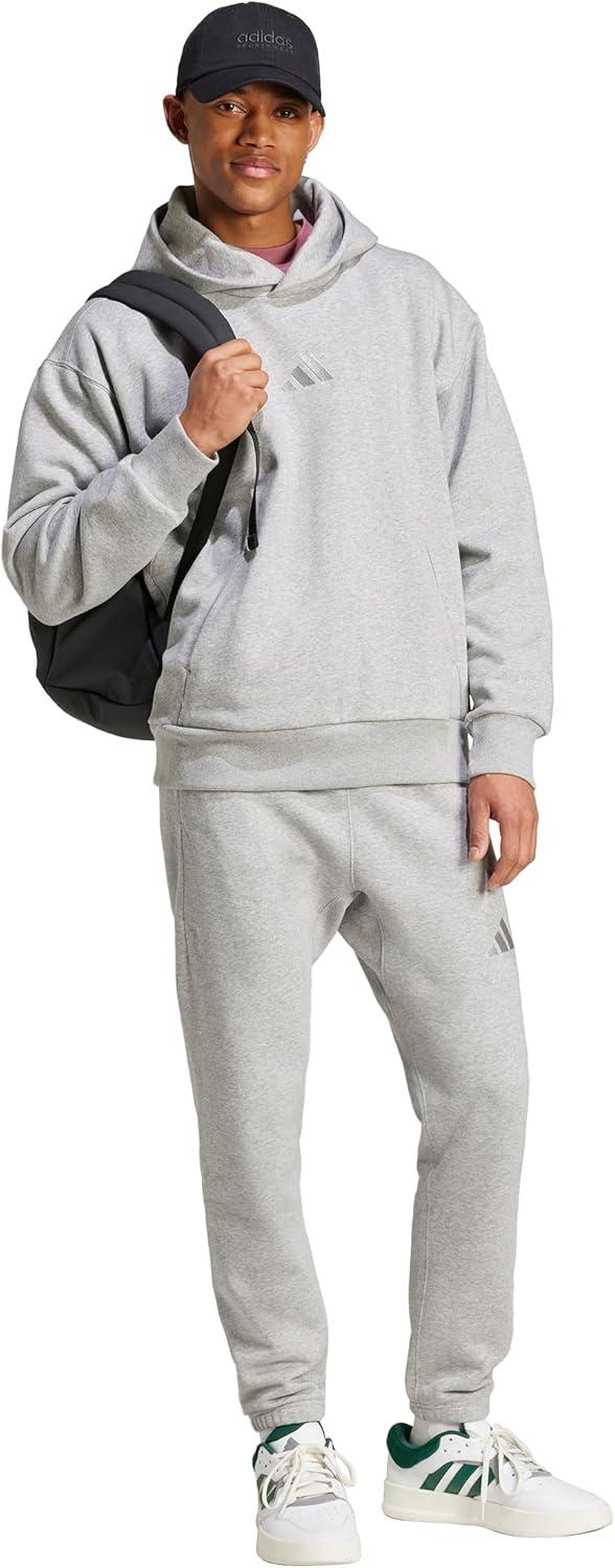 image:imageadidas mens All Szn Fleece Loose HoodieMedium Grey Heather
