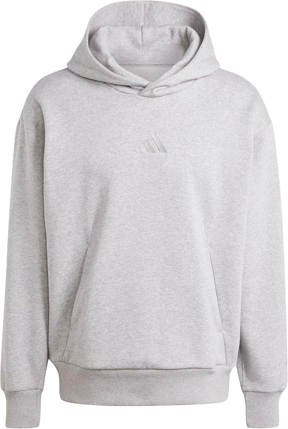 image:imageadidas mens All Szn Fleece Loose HoodieMedium Grey Heather