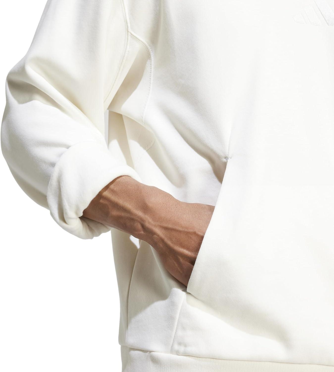 image:imageadidas mens All Szn Fleece Loose HoodieOffwhite