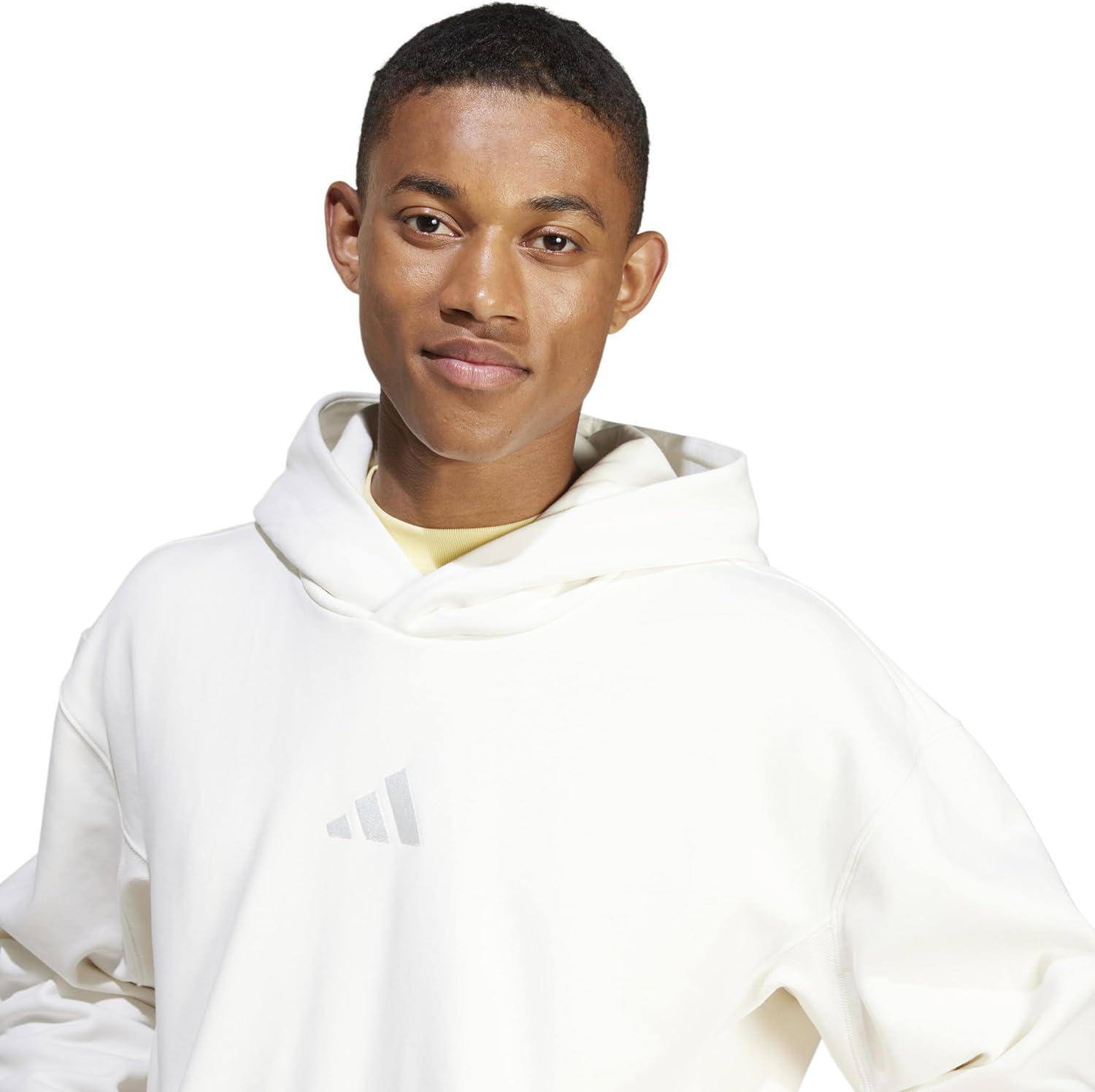 image:imageadidas mens All Szn Fleece Loose HoodieOffwhite