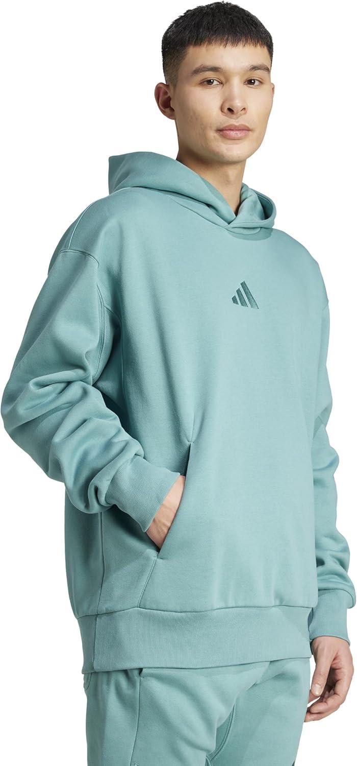 image:imageadidas mens All Szn Fleece Loose HoodiePowder Teal