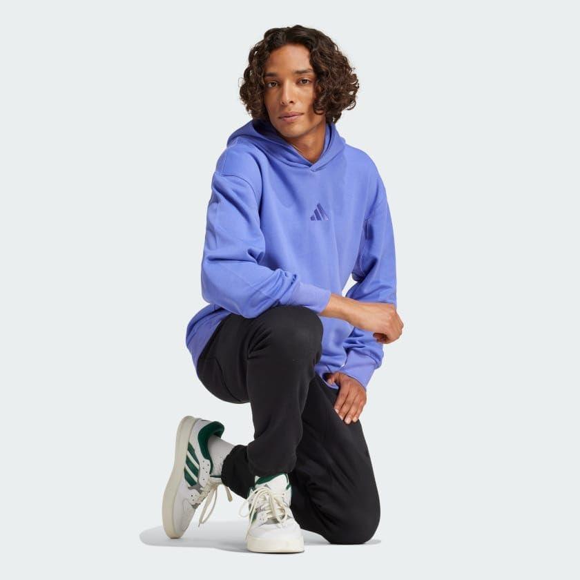 image:imageadidas mens All Szn Fleece Loose HoodieSemi Cobalt Blue
