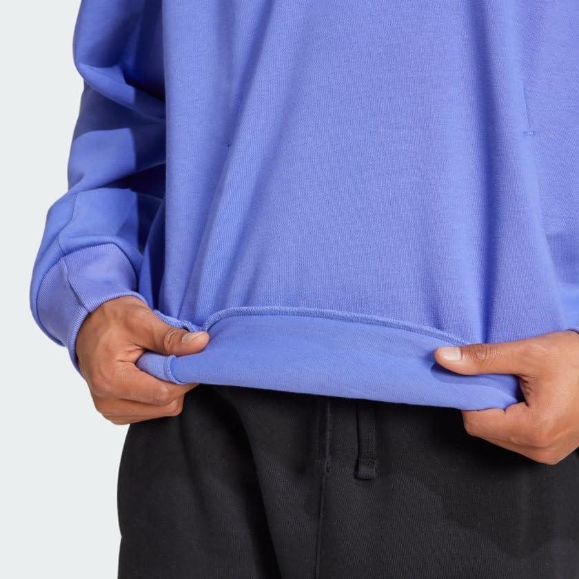image:imageadidas mens All Szn Fleece Loose HoodieSemi Cobalt Blue