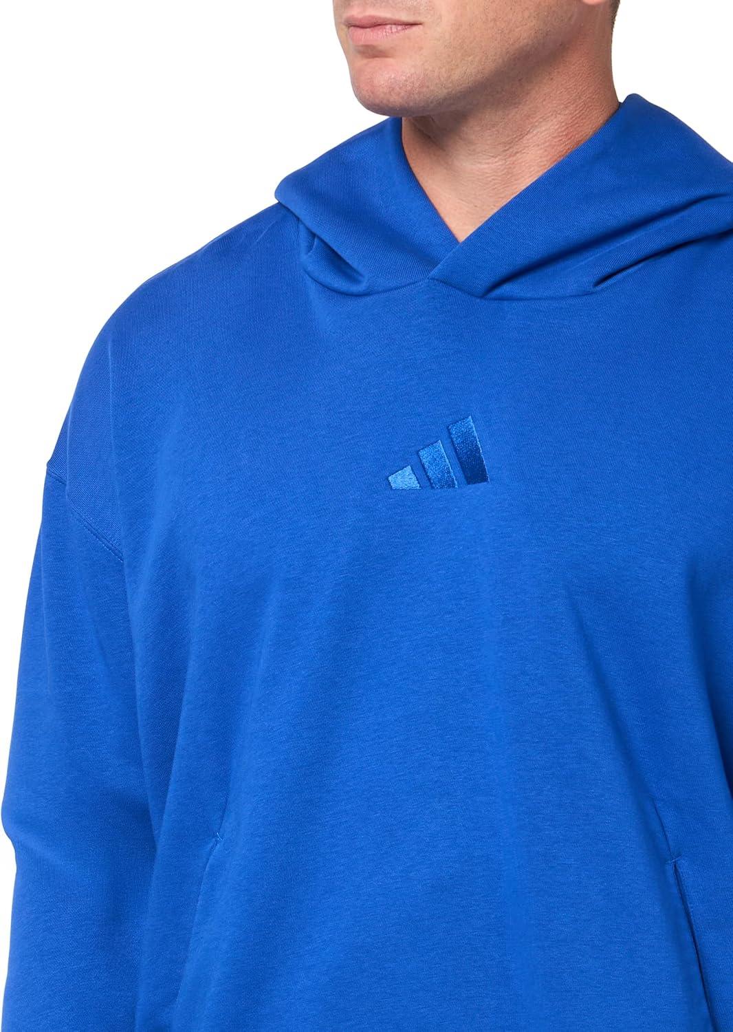 image:imageadidas mens All Szn Fleece Loose HoodieTeam Royal Blue