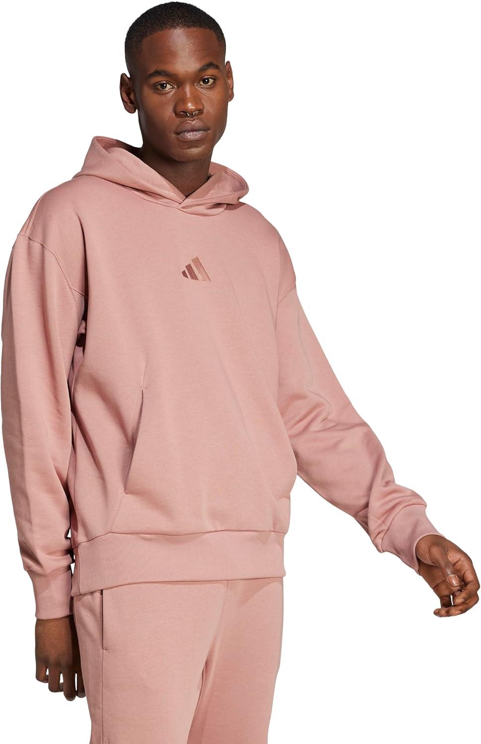 image:imageadidas mens All Szn Fleece Loose HoodieWarm Clay