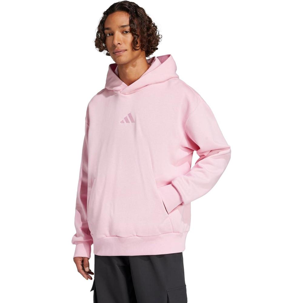 image:imageadidas mens All Szn Fleece Loose HoodieTrue Pink