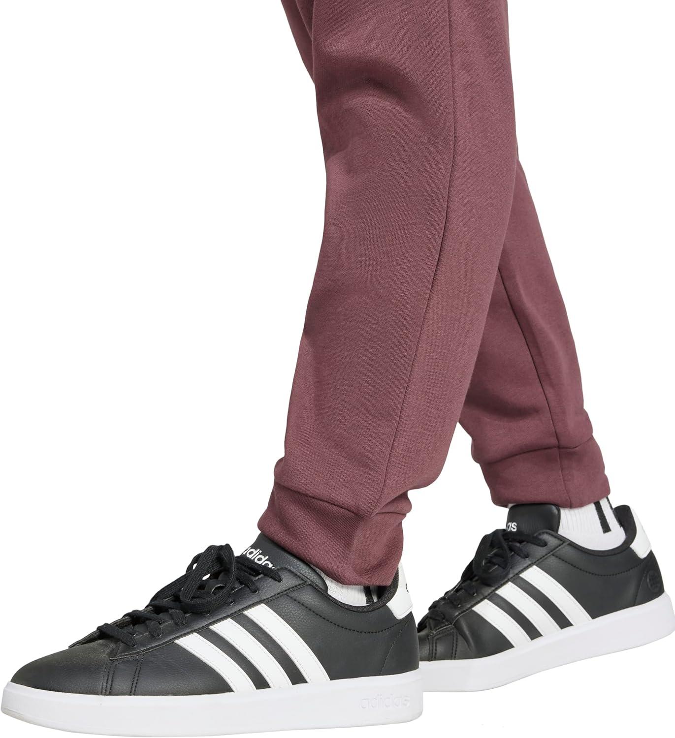 image:imageAdidas Mens Essentials Feel Cozy Fleece PantsAurora RubyWhite