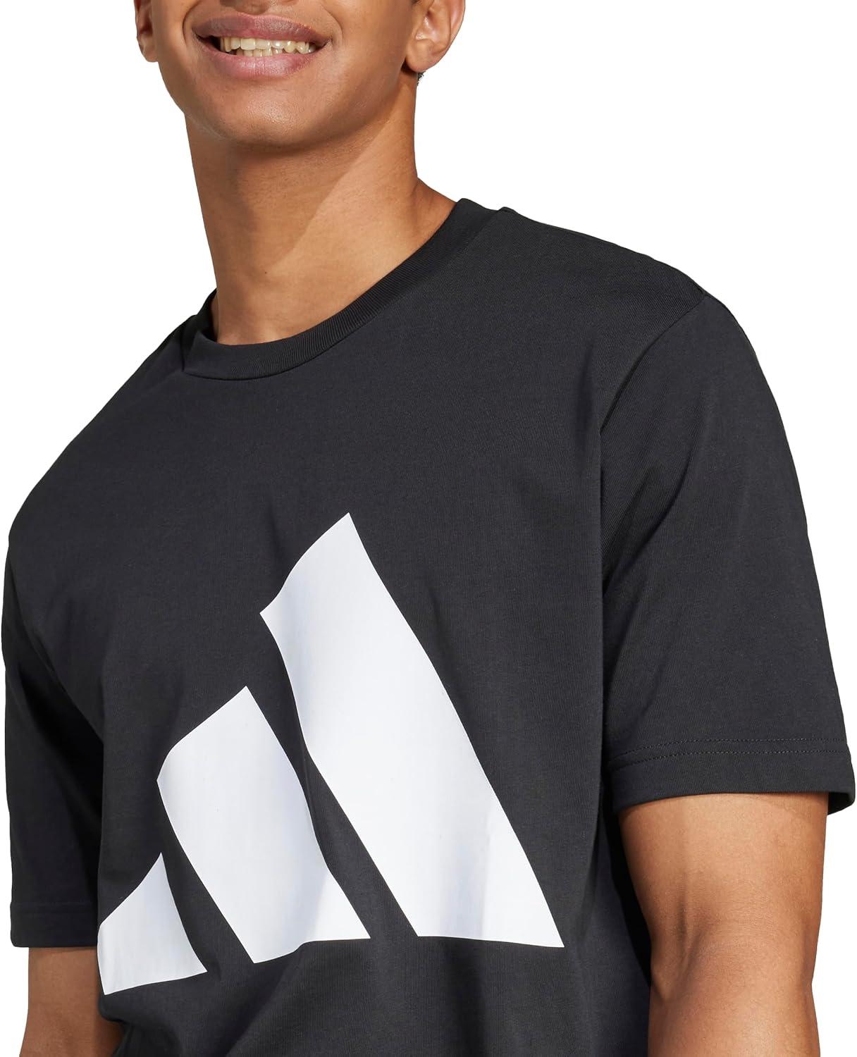 image:imageadidas Mens Essentials Big Logo TShirtBlackWhite