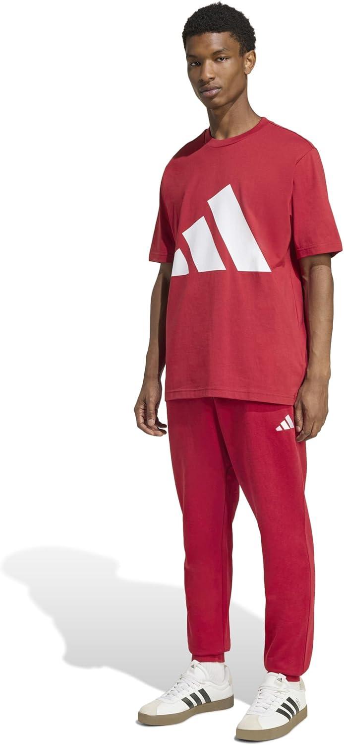 image:imageadidas Mens Essentials Big Logo TShirtMaroonWhite