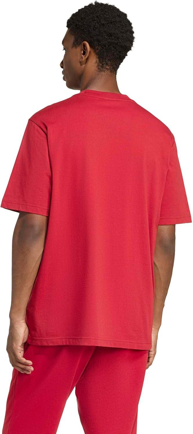 image:imageadidas Mens Essentials Big Logo TShirtMaroonWhite
