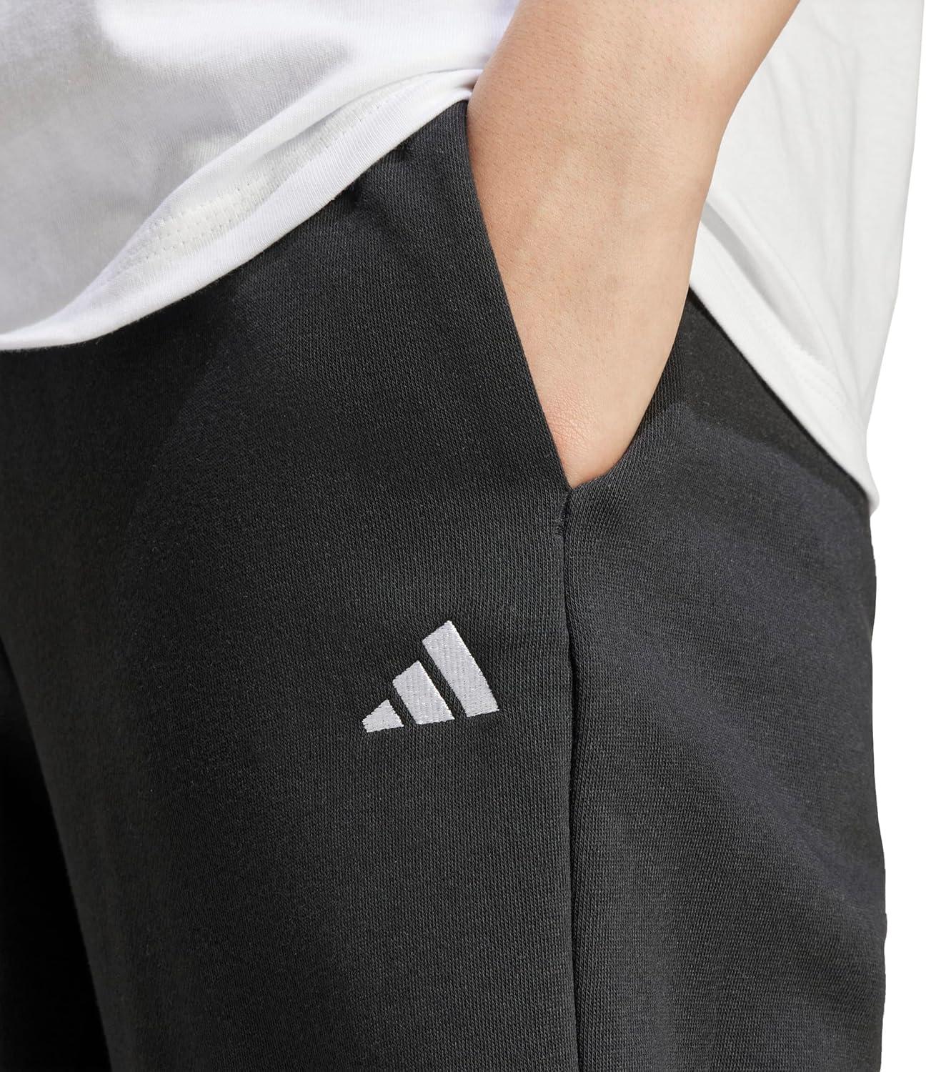 image:imageadidas Womens Essentials Small Logo Feelcozy Open Hem PantsBlackWhite