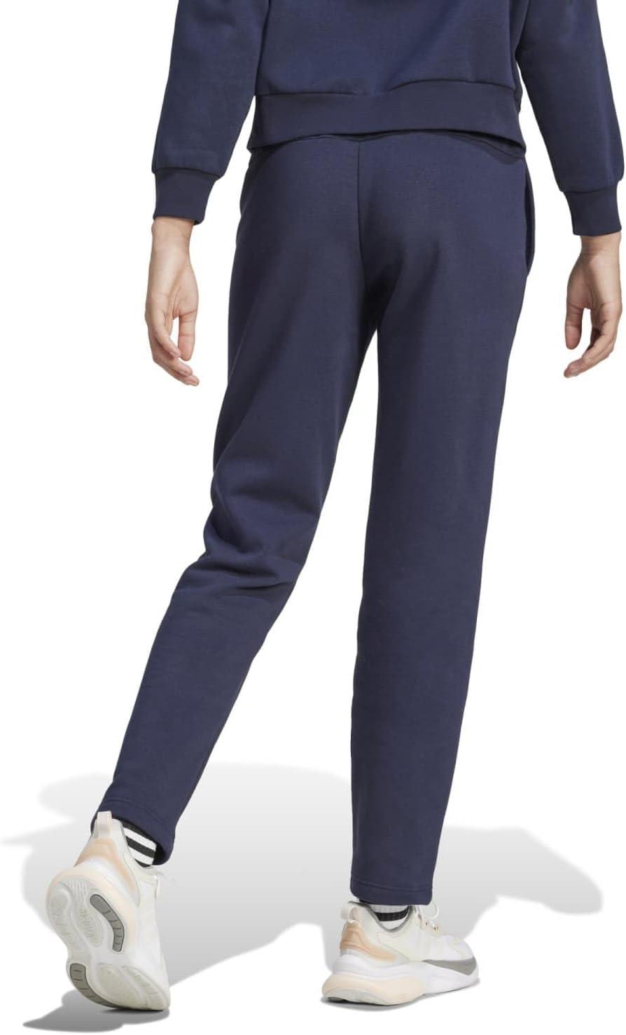 image:imageadidas Womens Essentials Small Logo Feelcozy Open Hem PantsLegend Ink