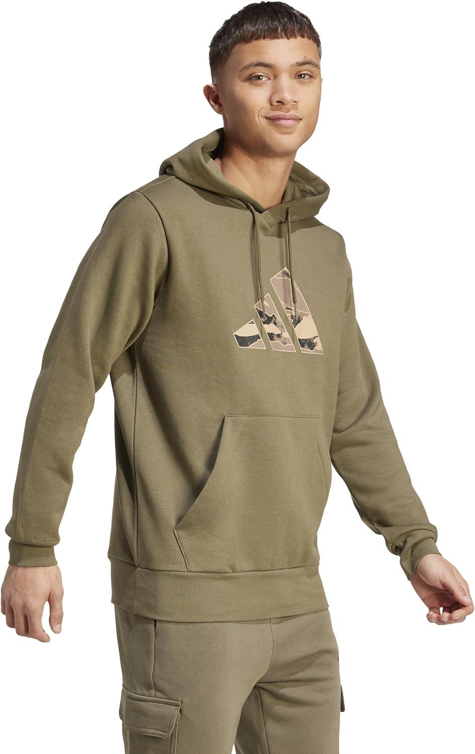 image:imageadidas mens Camouflage Graphic HoodieOlive Strata