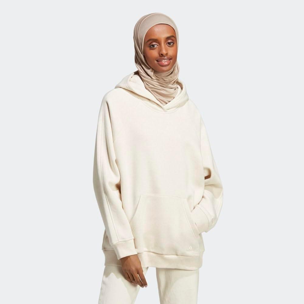 image:imageadidas womens All Szn Bf HoodieEcru Tint Melange