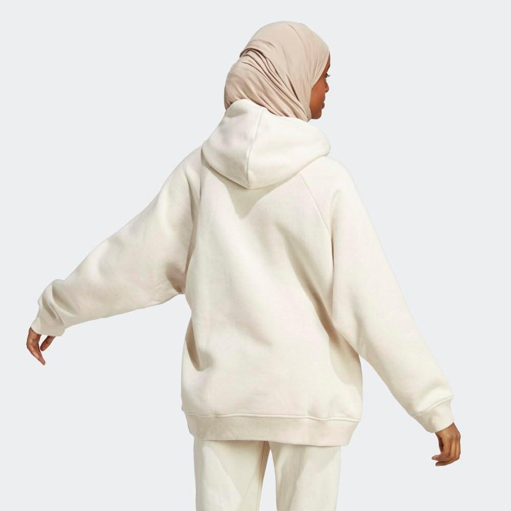 image:imageadidas womens All Szn Bf HoodieEcru Tint Melange