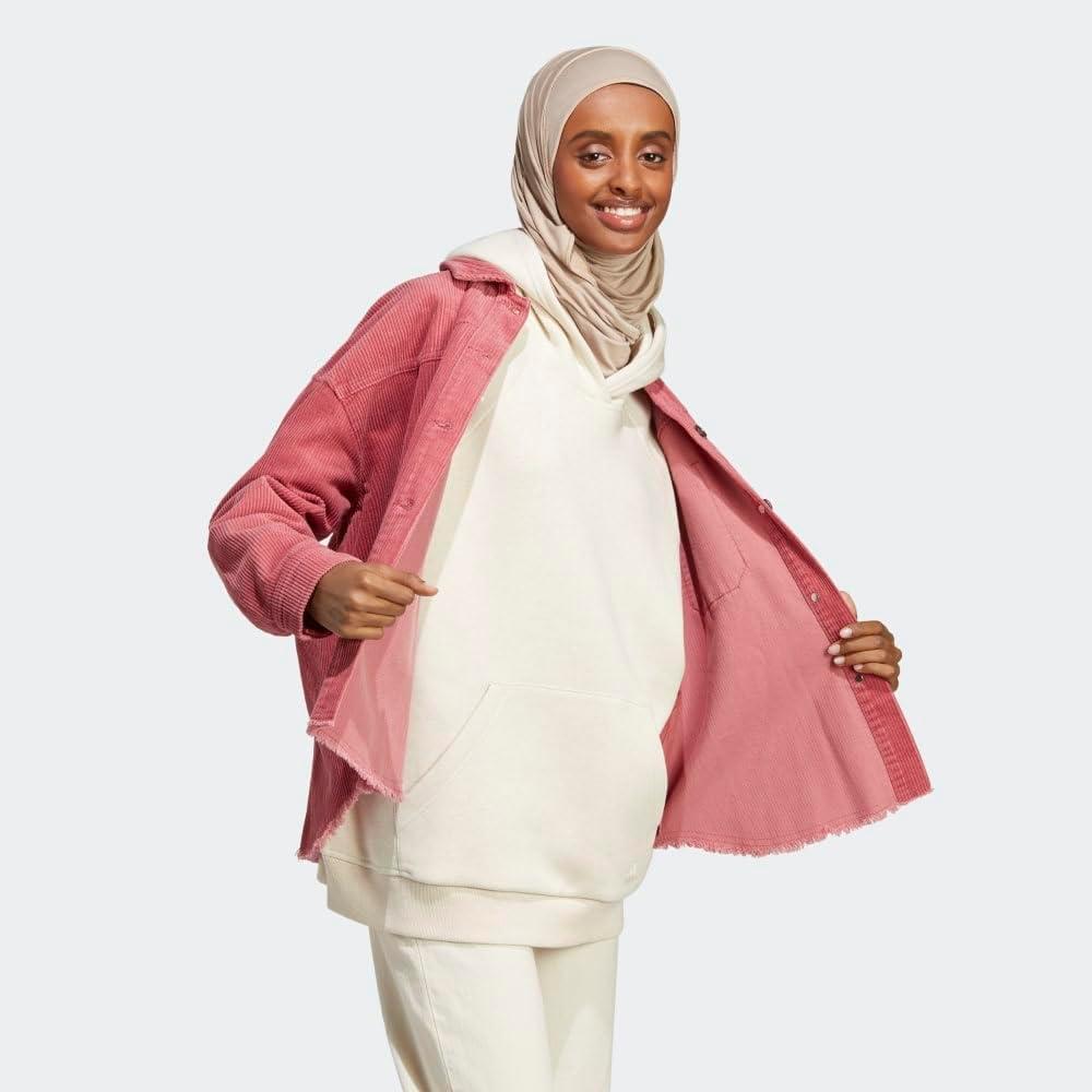 image:imageadidas womens All Szn Bf HoodieEcru Tint Melange