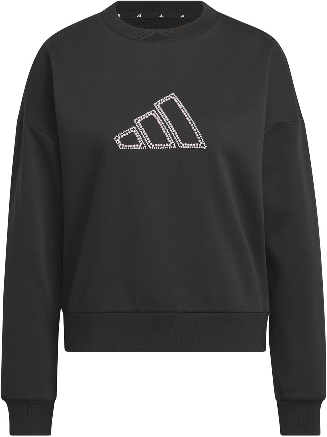 image:imageadidas womens Seasonal Essentials Pearls Graphic SweatshirtBlack