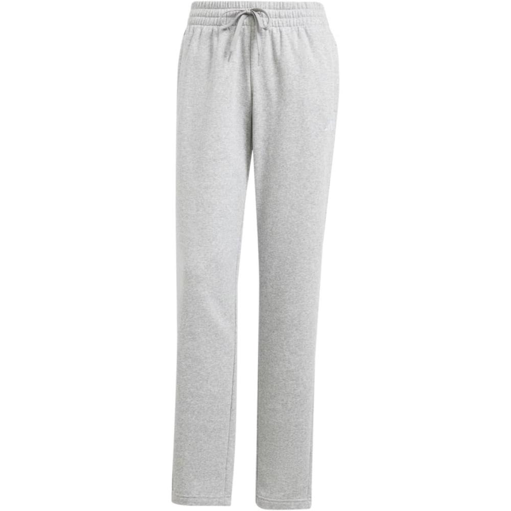 image:imageadidas Womens Essentials Small Logo Feelcozy Open Hem PantsMedium Grey Heather