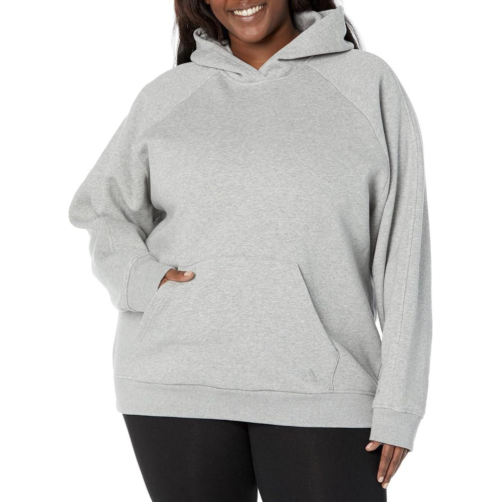 image:imageadidas womens All Szn Bf HoodieDark Grey Heather