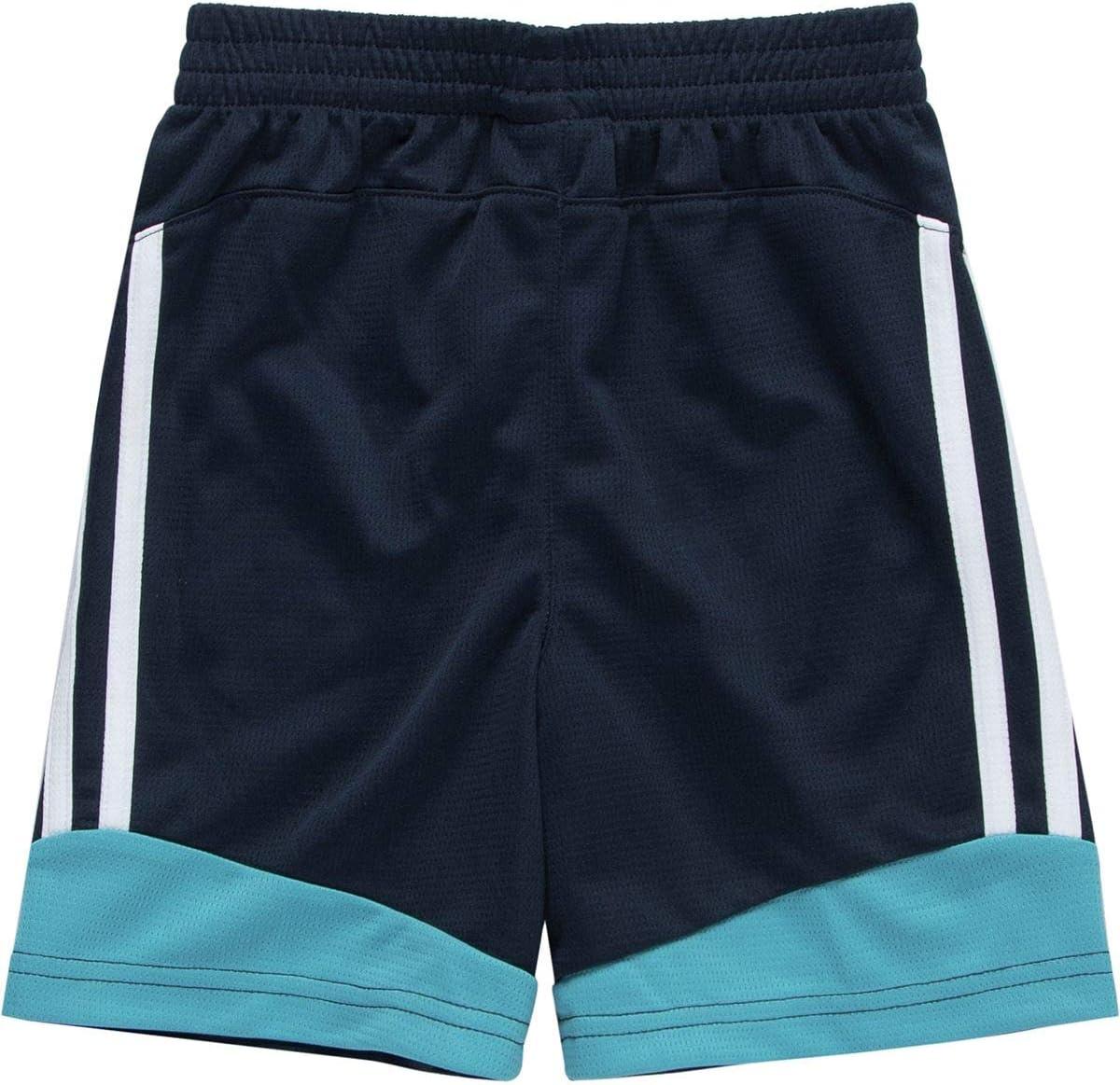 image:imageAdidas Boys Athletic Basketball Short4krft NavyShock Cyan