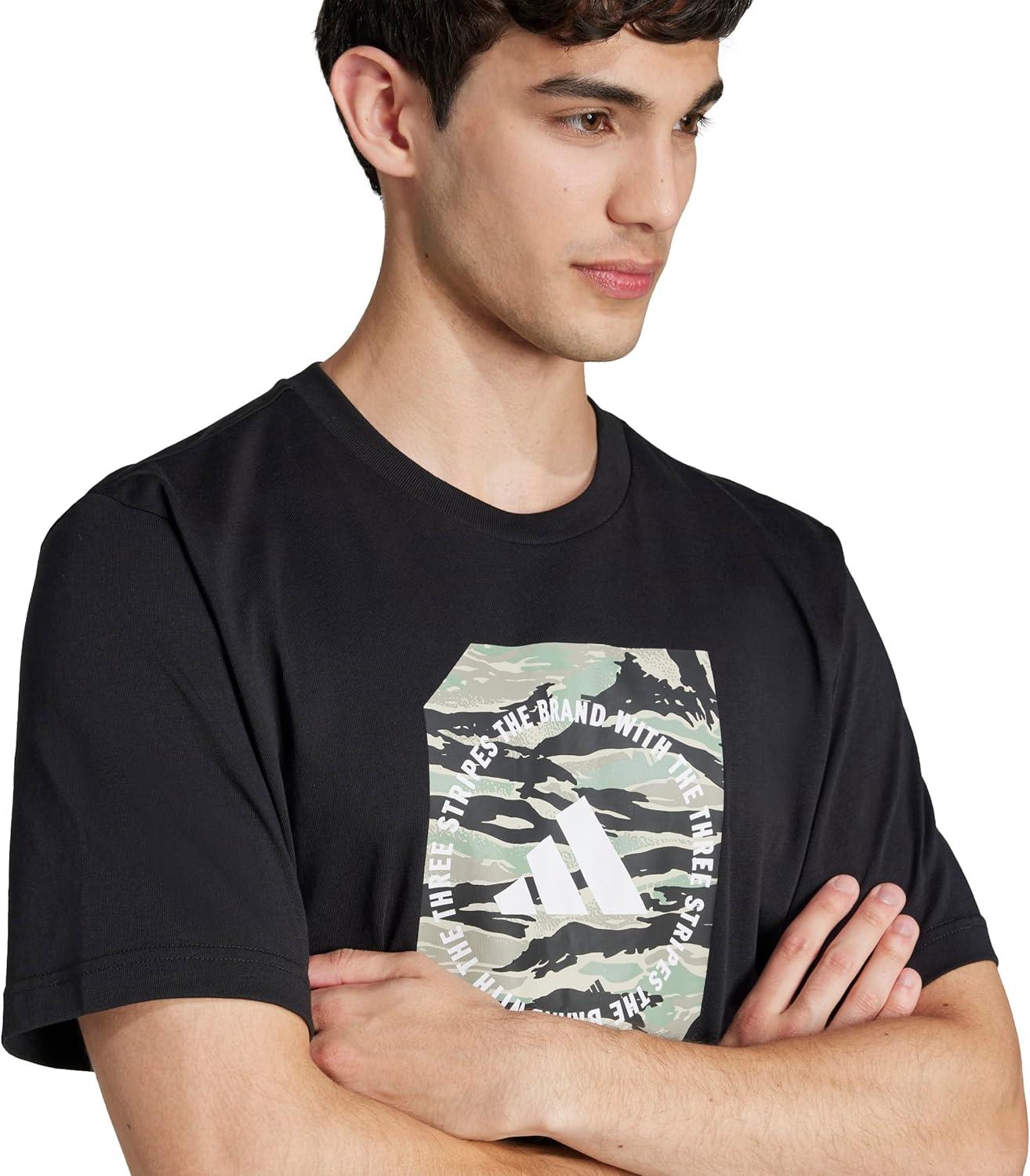 image:imageAdidas Mens Camouflage Shape Graphic TShirtBlack