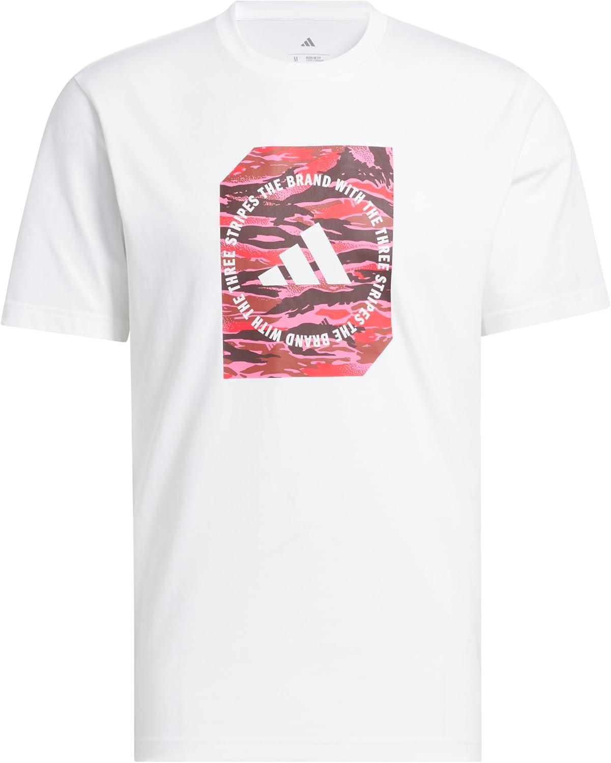 image:imageAdidas Mens Camouflage Shape Graphic TShirtWhite