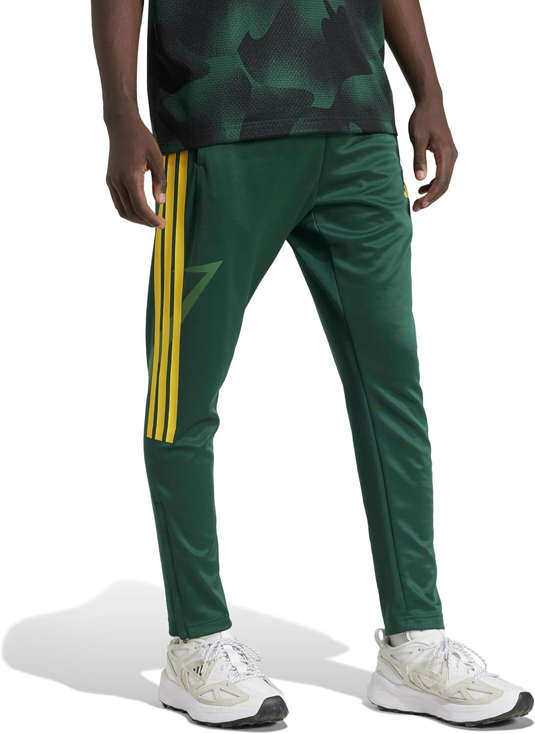 image:imageAdidas Mens House of Tiro Nations Pack Pants Regular ampamp TallCollegiate GreenBlanch CargoBold Gold