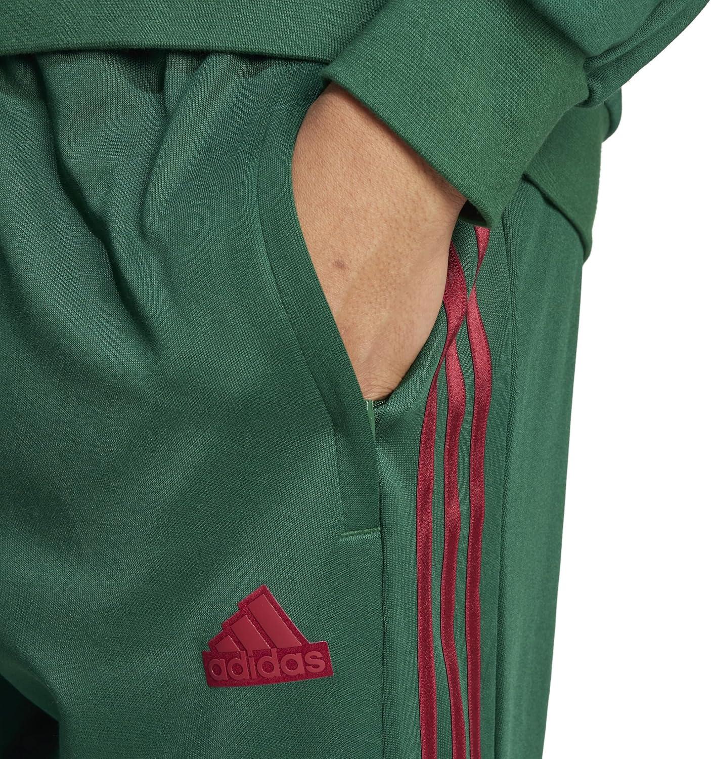 image:imageAdidas Mens House of Tiro Nations Pack Pants Regular ampamp TallDark GreenCloud WhiteCollegiate Burgundy