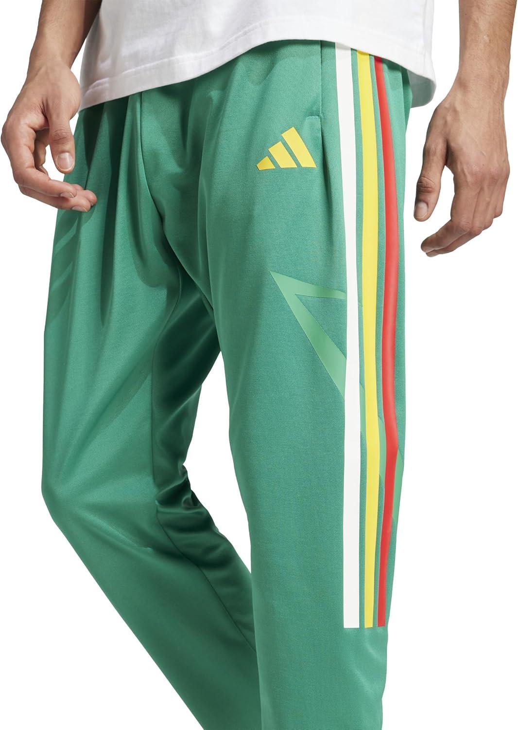 image:imageAdidas Mens House of Tiro Nations Pack Pants Regular ampamp TallSemi Court GreenSurf GreenBold Gold