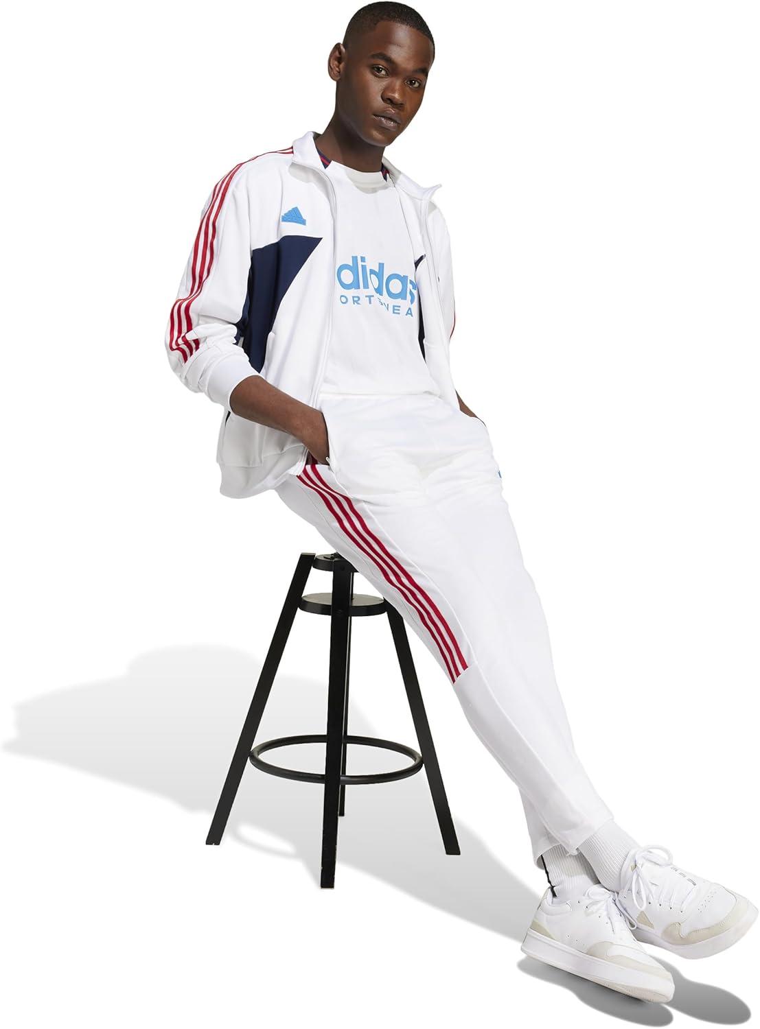image:imageAdidas Mens House of Tiro Nations Pack Pants Regular ampamp TallWhiteBetter ScarletTrue Blue