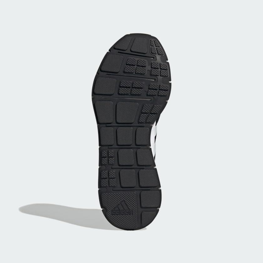 image:imageadidas Mens Swift Run 10 Running ShoesCore BlackWhiteWhite