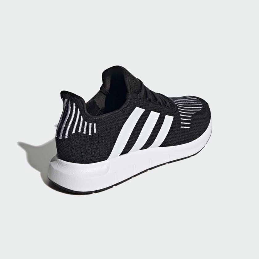 image:imageadidas Mens Swift Run 10 Running ShoesCore BlackWhiteWhite