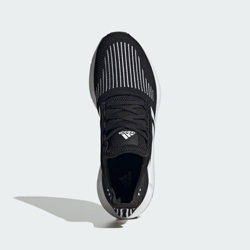 image:imageadidas Mens Swift Run 10 Running ShoesCore BlackWhiteWhite