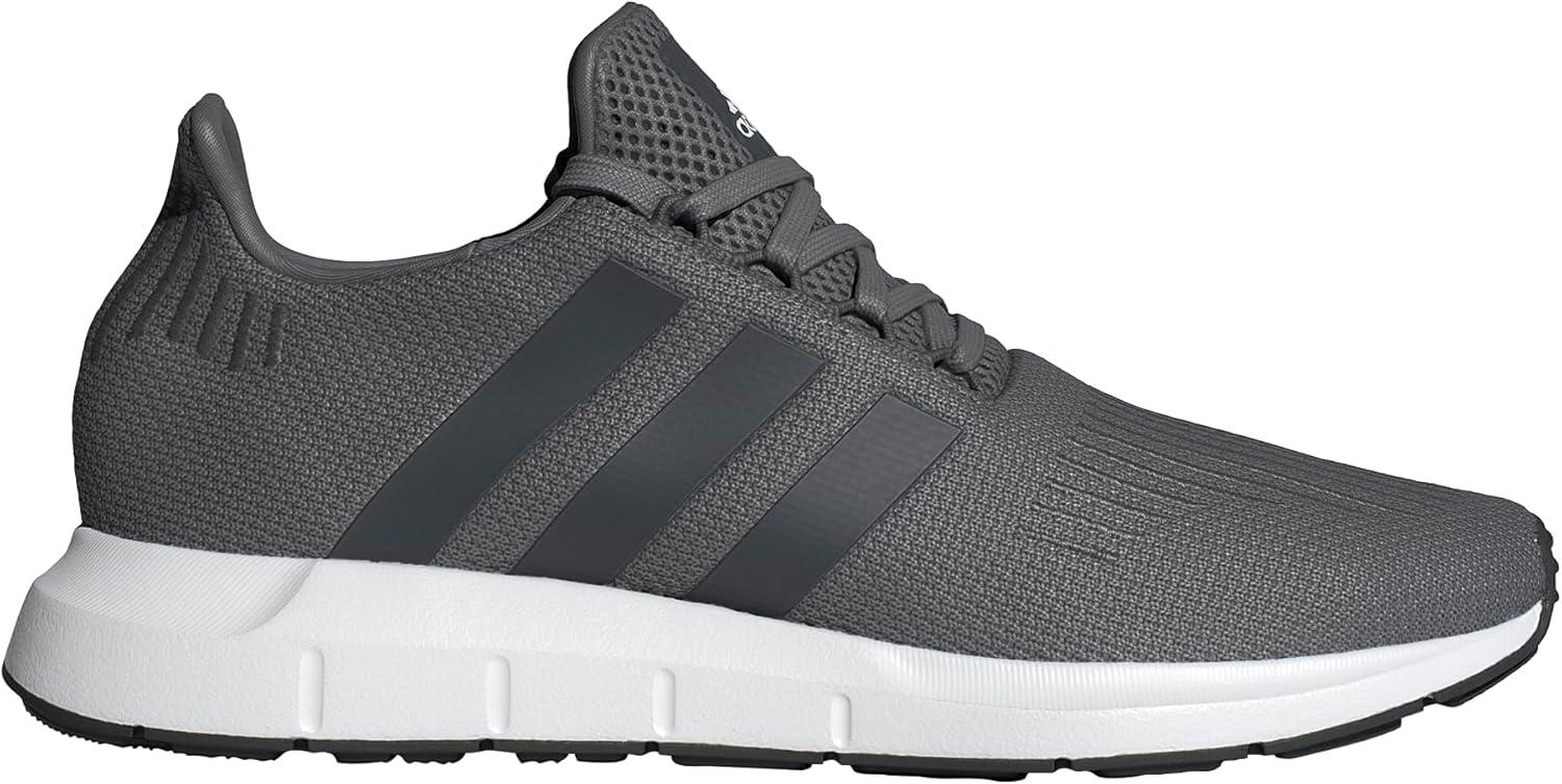image:imageadidas Mens Swift Run 10 Running ShoesGreyGreyWhite