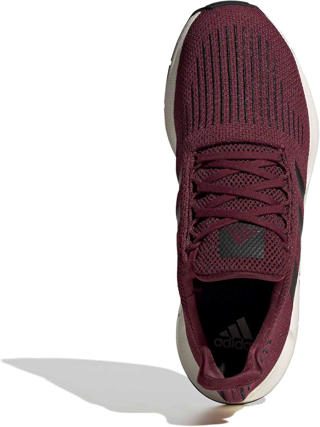 image:imageadidas Mens Swift Run 10 Running ShoesMaroonBlackOff White
