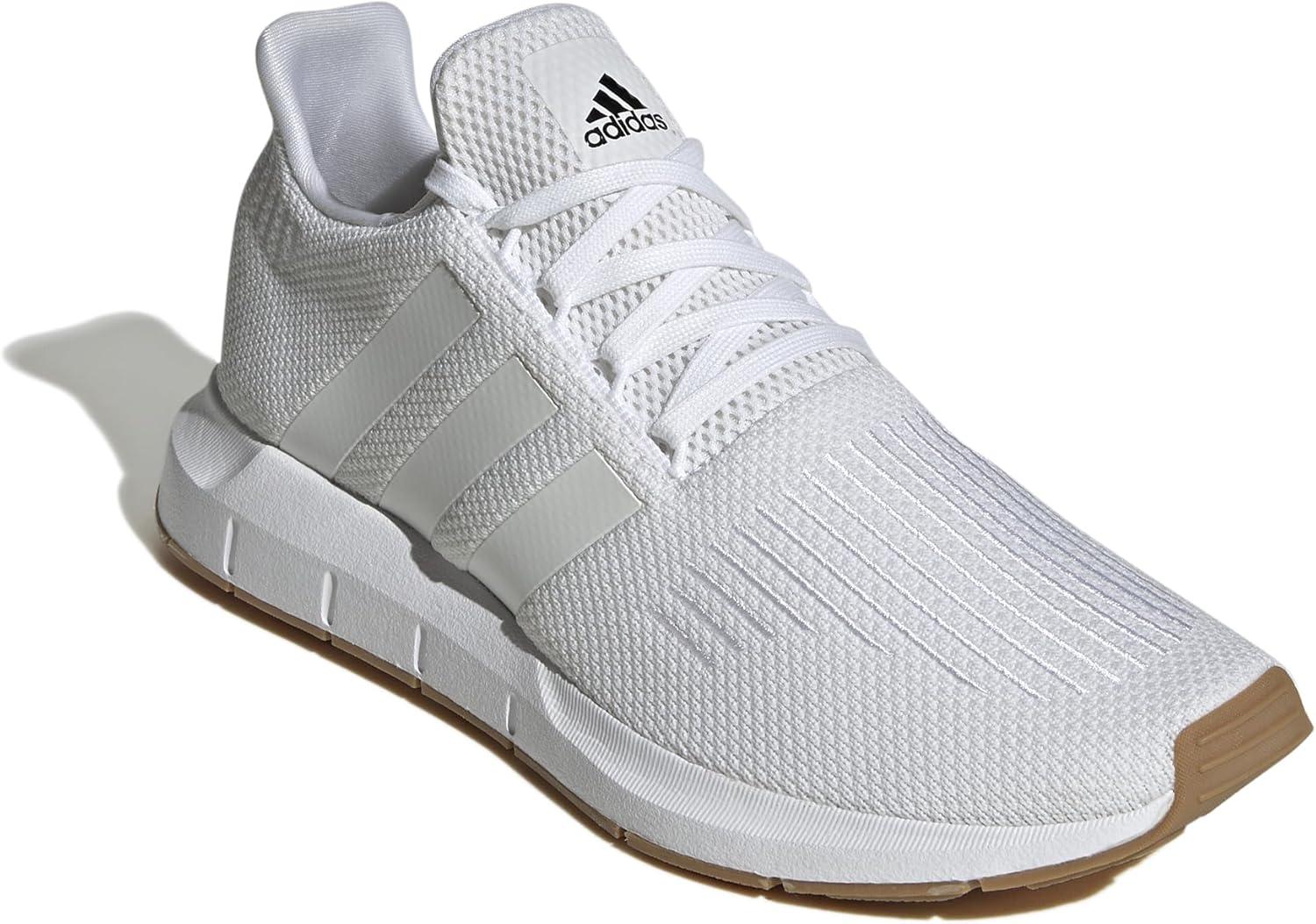 image:imageadidas Mens Swift Run 10 Running ShoesWhiteWhiteBlack